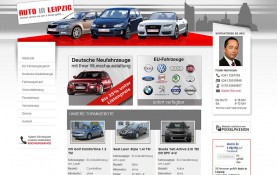 Die Startseite von Auto-in-Leipzig allein hebt sich wohltuend aus der branchenüblichen Masse heraus - Pixxelpassion, Webdesign für Leipzig